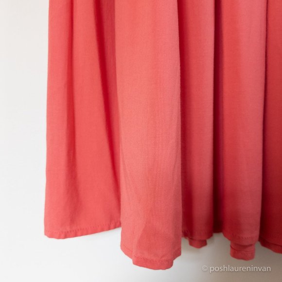 Monsoon A-Line Pleated Skirt – Pink – US 6 - Picture 6 of 12